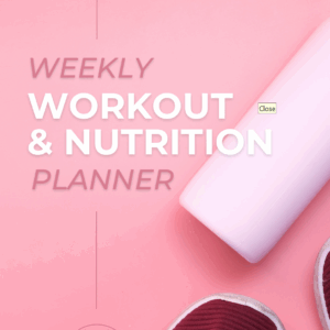 Weekly Workout & Nutrition Planner